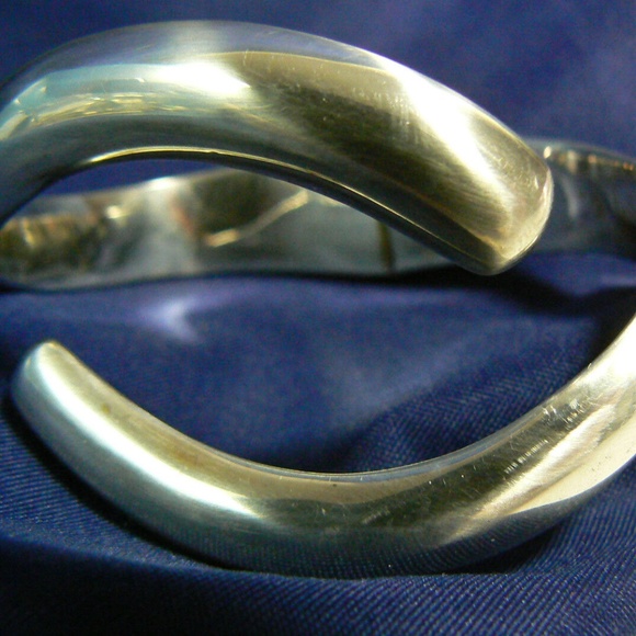 Vintage Modern Designer SiGi Paneda Tasco 256 sterling silver 925 cuff bracelet - Picture 2 of 11